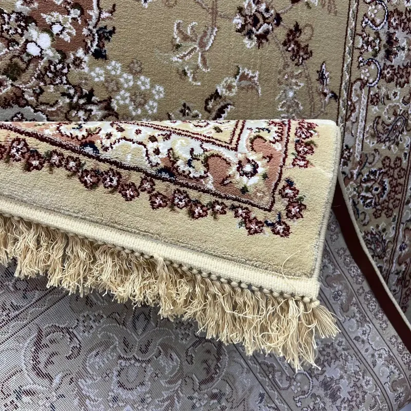 سجاد تركي مرسيليا 2799A كلاسيك مظغوط فاخر بيج مقاس 150*230