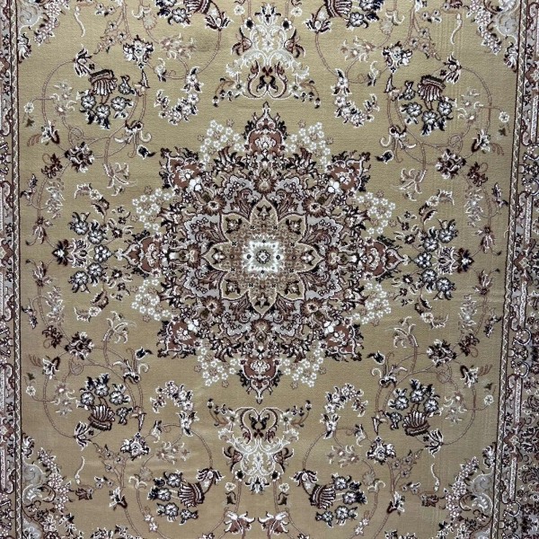 Turkish Marseille 2799A Classic Pressed Luxury Sky beige Rug Size 100*200