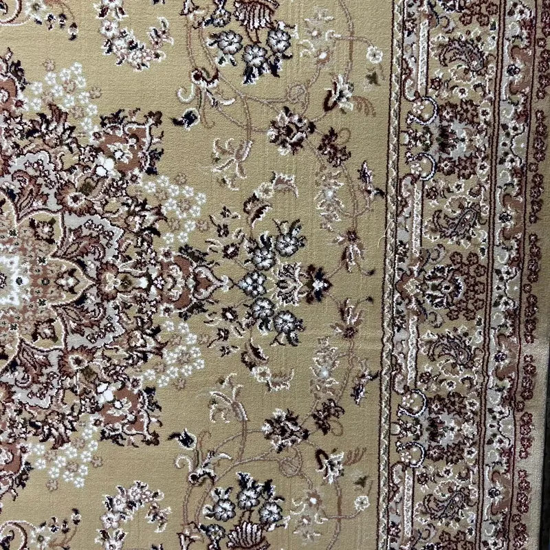 سجاد تركي مرسيليا 2799A كلاسيك مظغوط فاخر بيج مقاس 150*230
