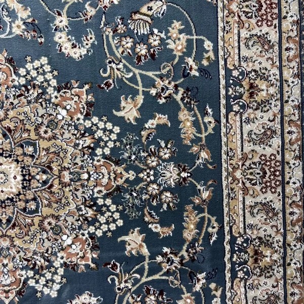 Turkish Marseille 2799A Classic Pressed Luxury Sky Blue Rug Size 300*500