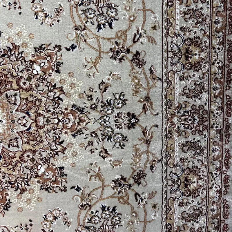 سجاد تركي مرسيليا 2799A كلاسيك مظغوط فاخر كريم مقاس 100*300
