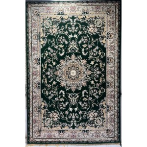 Turkish Marseille 2799A Classic Pressed Luxury Sky Olive green Rug Size 100*300