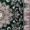 Turkish Marseille 2799A Classic Pressed Luxury Sky Olive green Rug Size 100*300