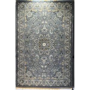 Turkish Marseille 2799A Classic Pressed Luxury Sky Light grey Rug Size 100*400