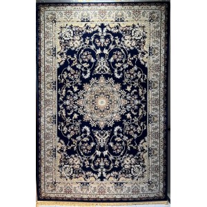 Turkish Marseille 2799A Classic Pressed Luxury Sky navy Rug Size 400*600