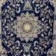 Turkish Marseille 2799A Classic Pressed Luxury Sky navy Rug Size 400*600