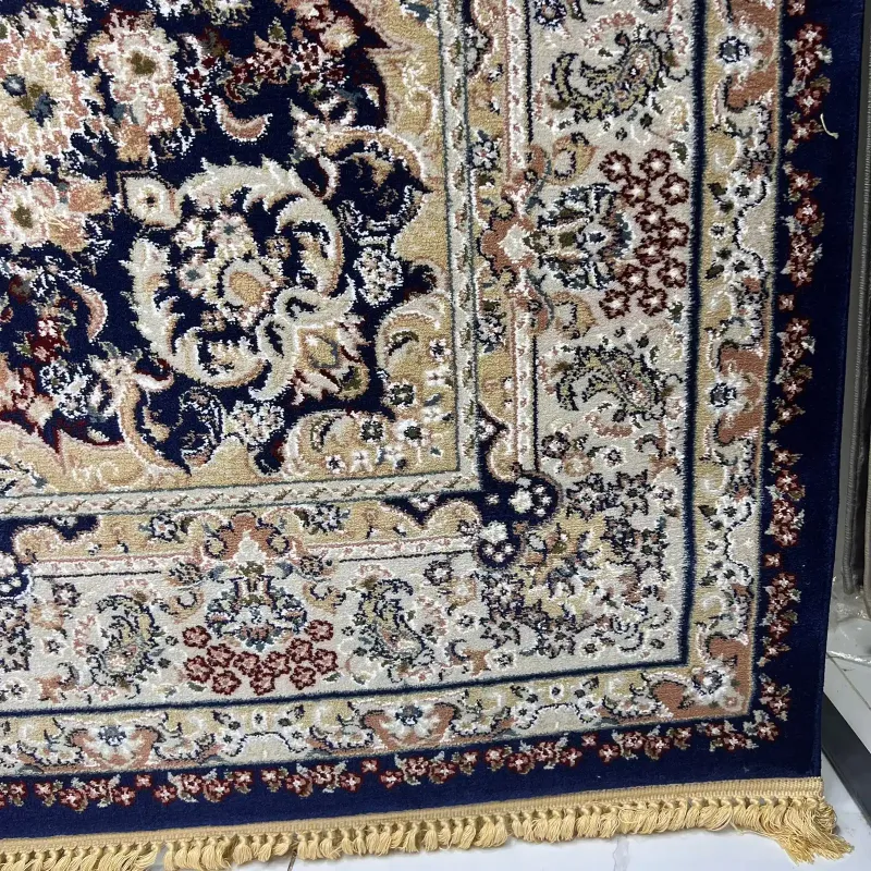 Turkish Marseille 2799A Classic Pressed Luxury Sky navy Rug Size 400*600