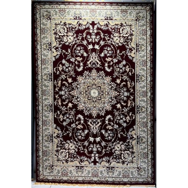 Turkish Marseille 2799A Classic Pressed Luxury Sky red Rug Size 100*400