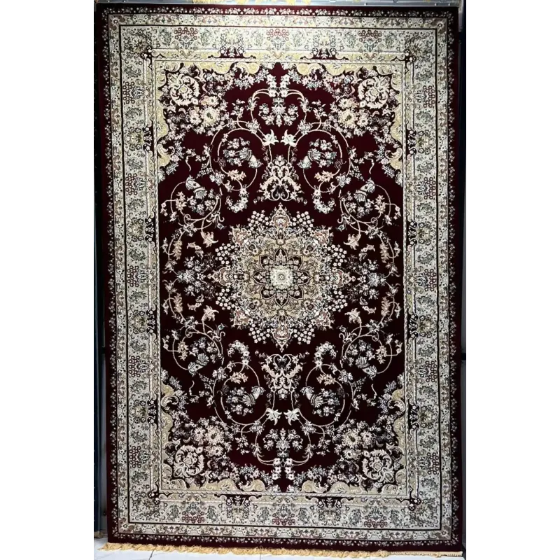 Turkish Marseille 2799A Classic Pressed Luxury Sky red Rug Size 100*200