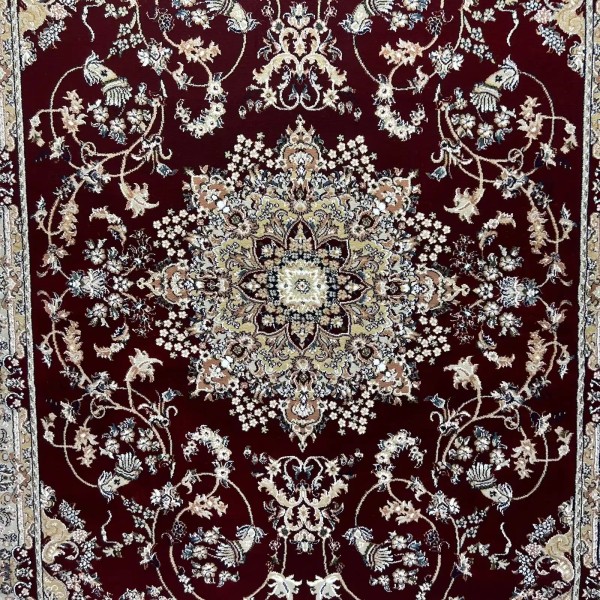 Turkish Marseille 2799A Classic Pressed Luxury Sky red Rug Size 100*400