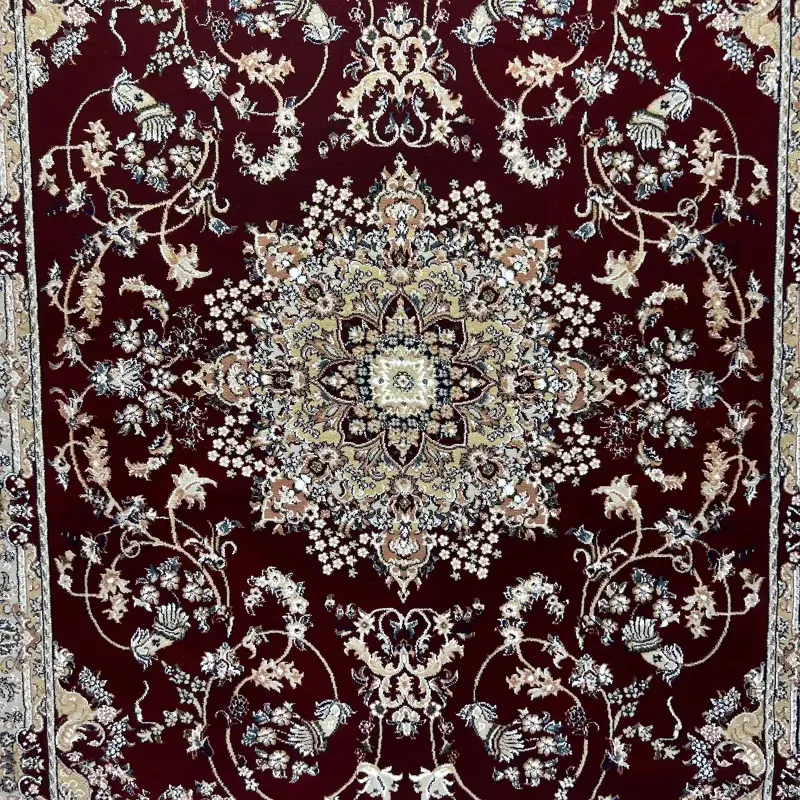Turkish Marseille 2799A Classic Pressed Luxury Sky red Rug Size 100*200